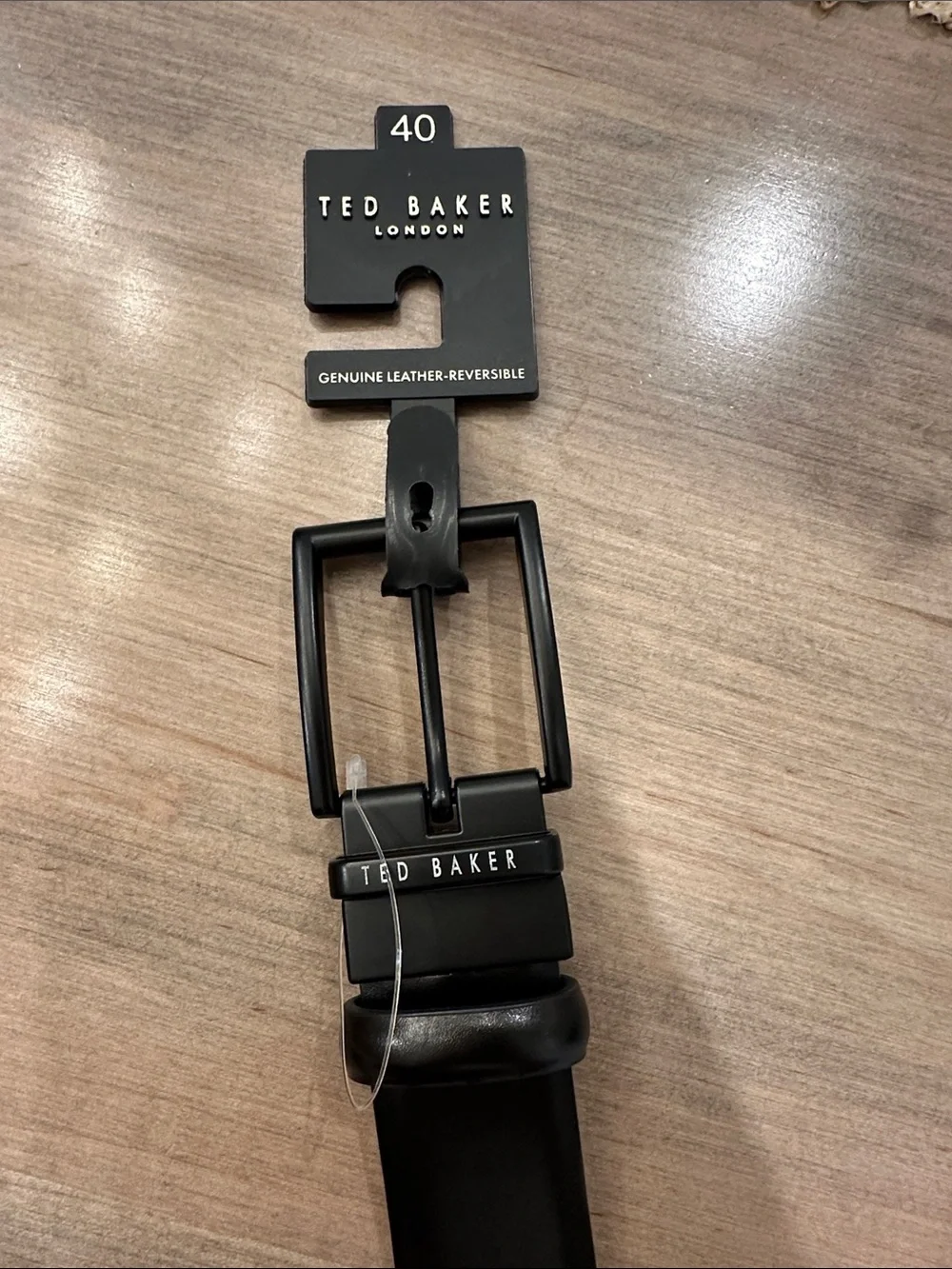 Ted Baker Black and Brown Reversible Men's Leather Belt